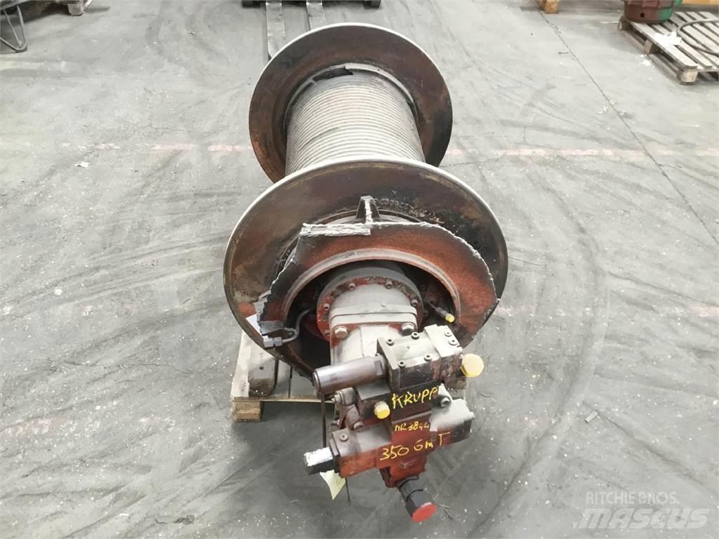 Krupp KMK 8350 winch 크레인 부품 및 장비