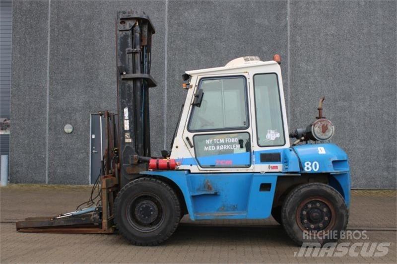 TCM FD80 디젤 지게차