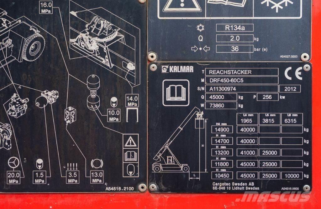 Kalmar DRF450-60C5 리치 스태커