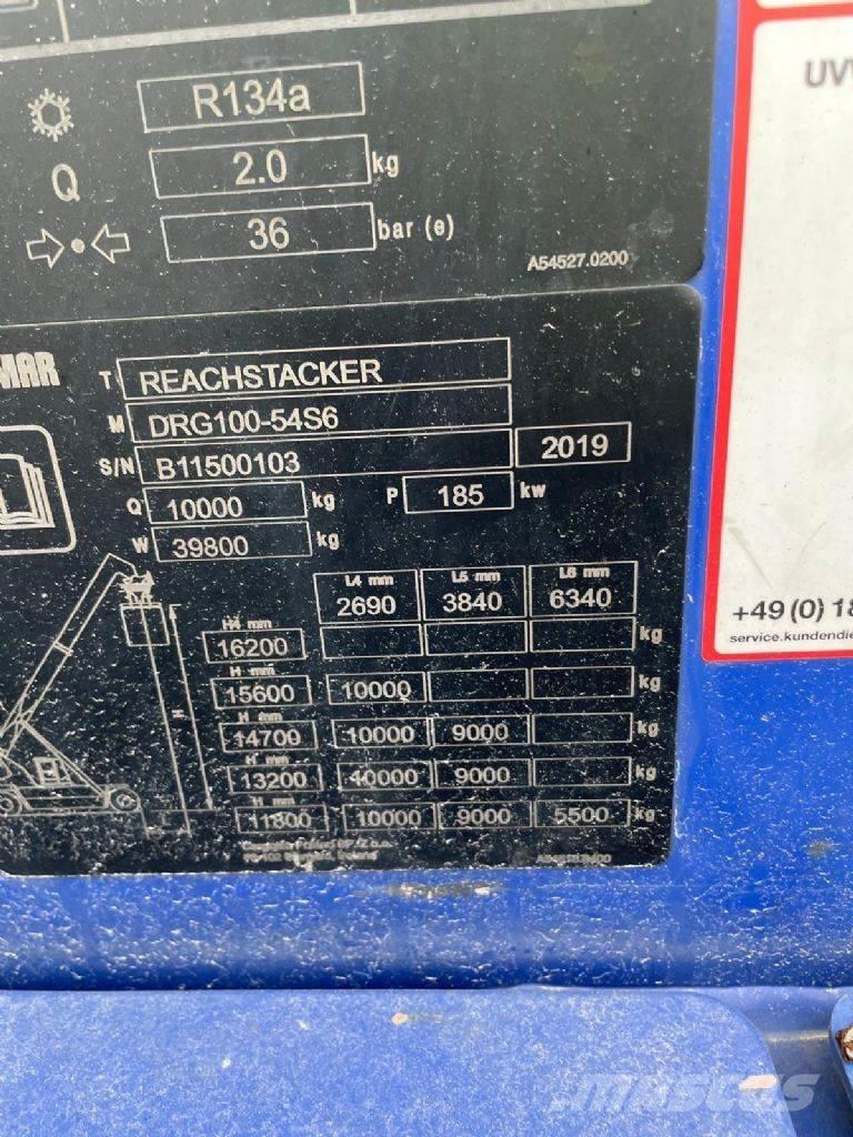 Kalmar DRG100-54S6 리치 스태커