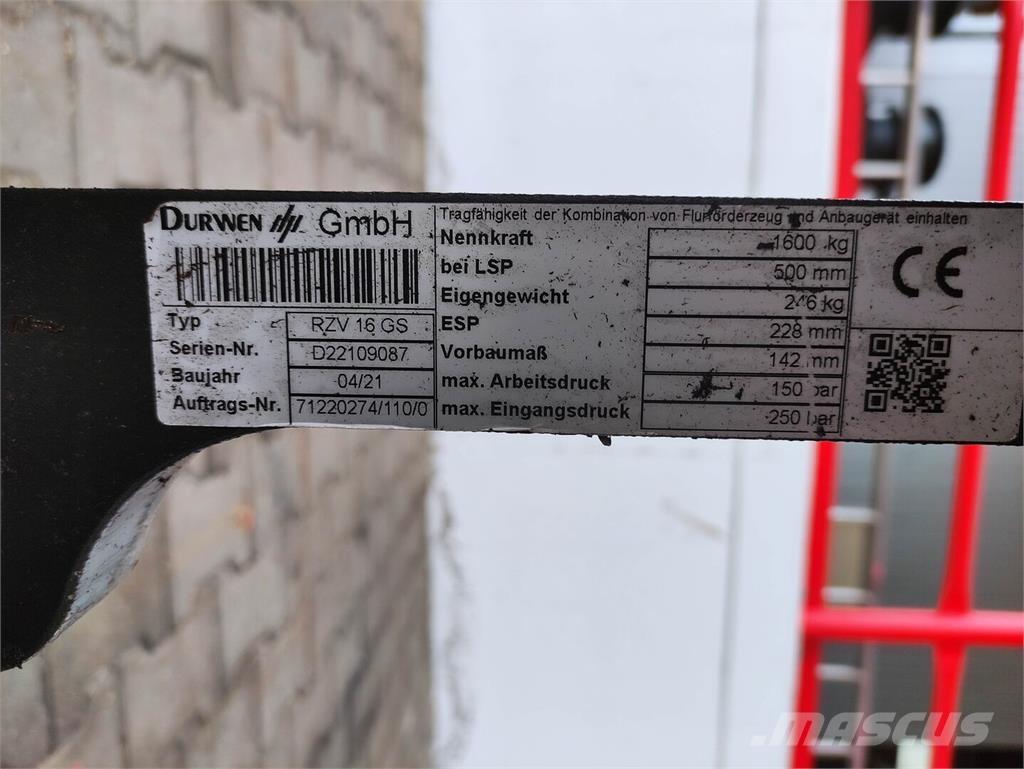 Durwen RZV 16 GS 자재 장비 - 기타