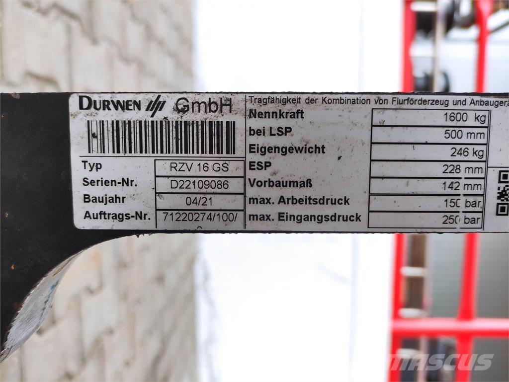 Durwen RZV 16 GS 자재 장비 - 기타