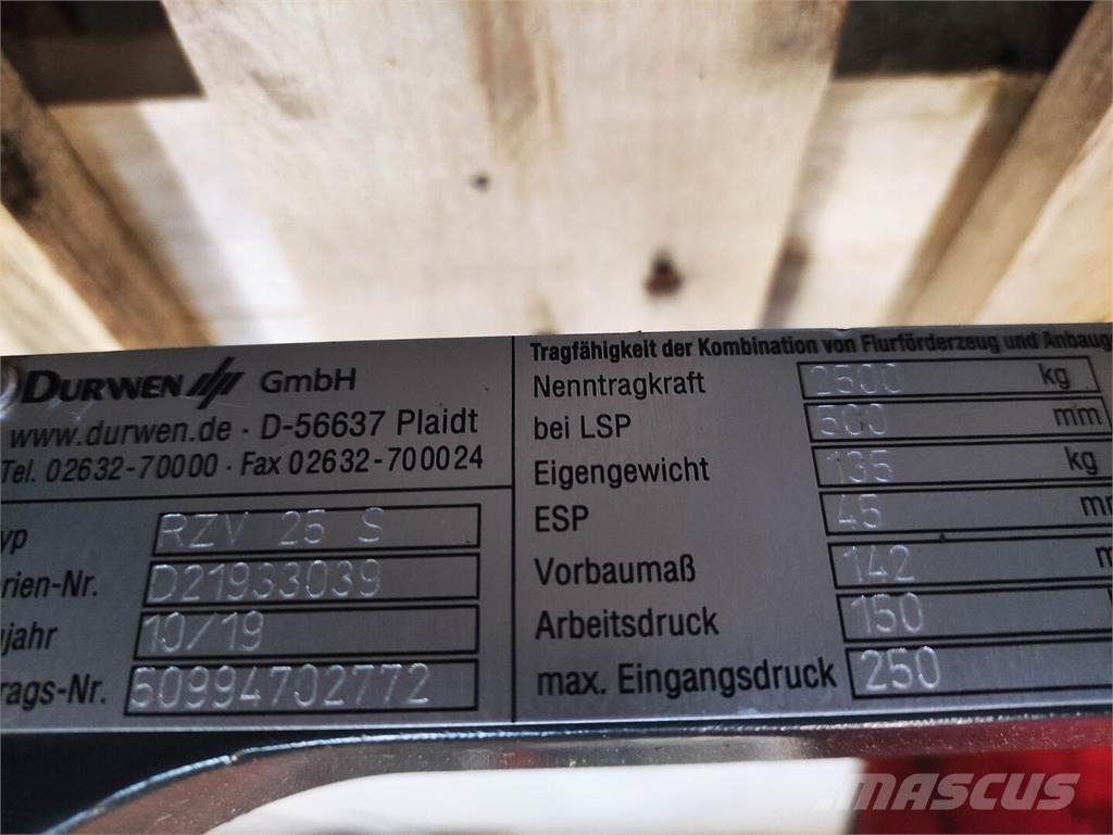 Durwen RZV 25 S 자재 장비 - 기타