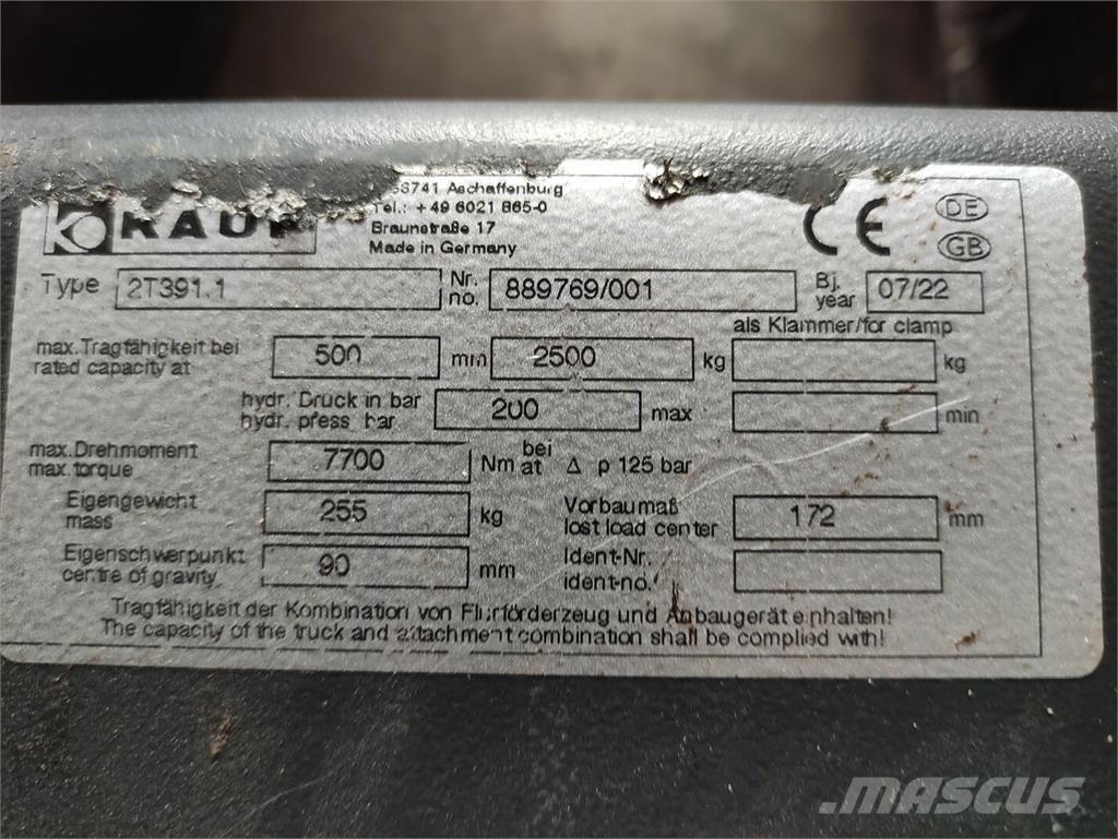 Kaup 2T391.1 자재 장비 - 기타