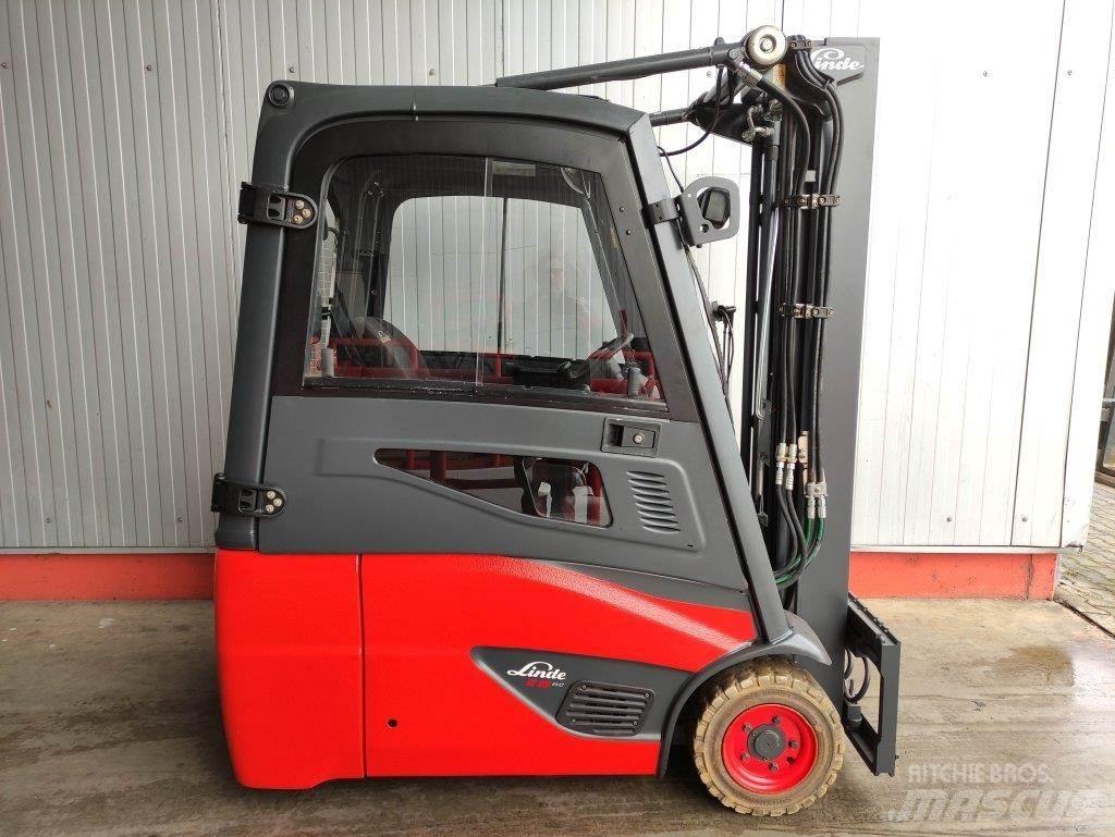 Linde E16-02-386 전동 지게차