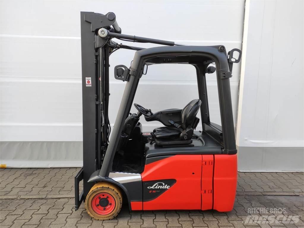 Linde E16-02-386-EVO 전동 지게차
