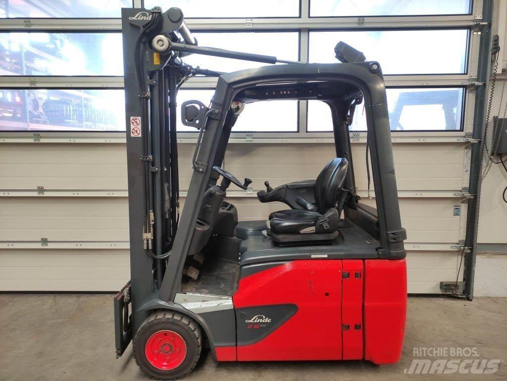 Linde E16-02-386-EVO 전동 지게차