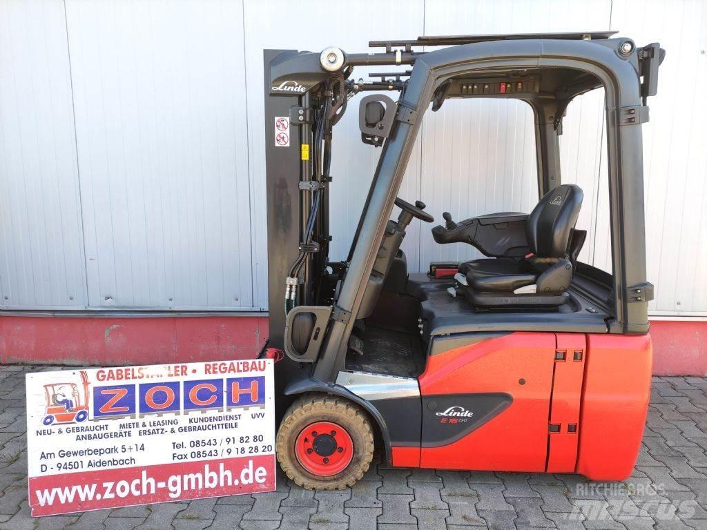 Linde E16C-02-386 EVO 전동 지게차