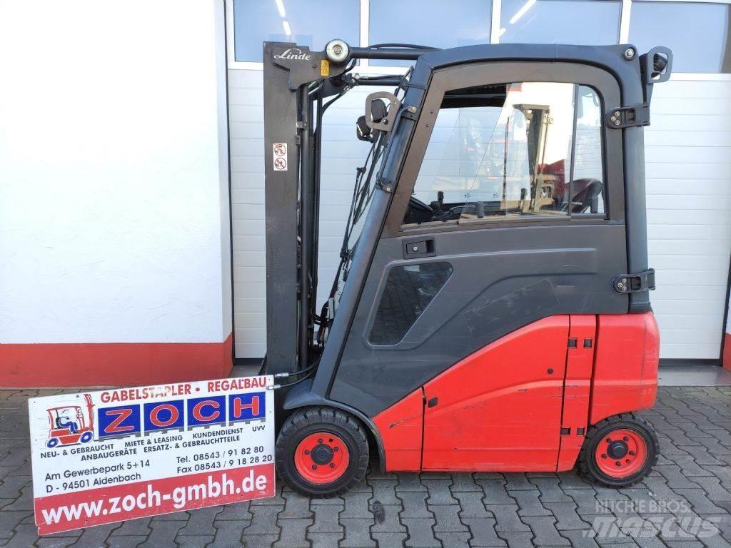 Linde E16PH-01-386 전동 지게차