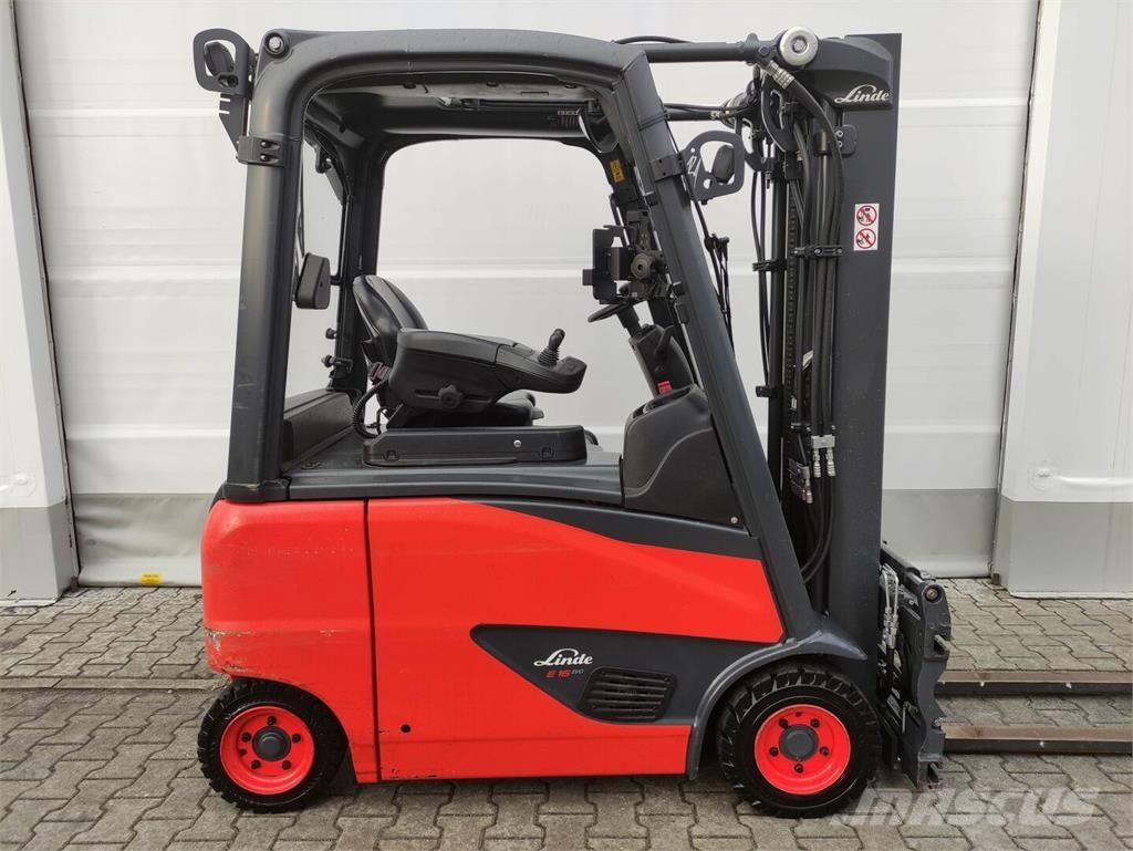 Linde E16PH-02-386 전동 지게차