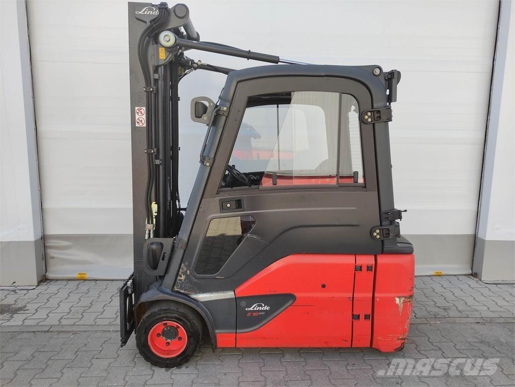 Linde E18L-02-386 전동 지게차