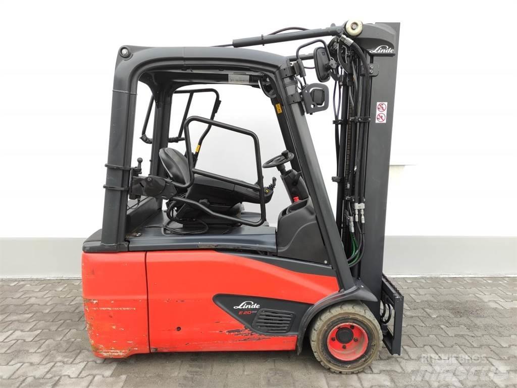 Linde E20L-02-386-EVO 전동 지게차