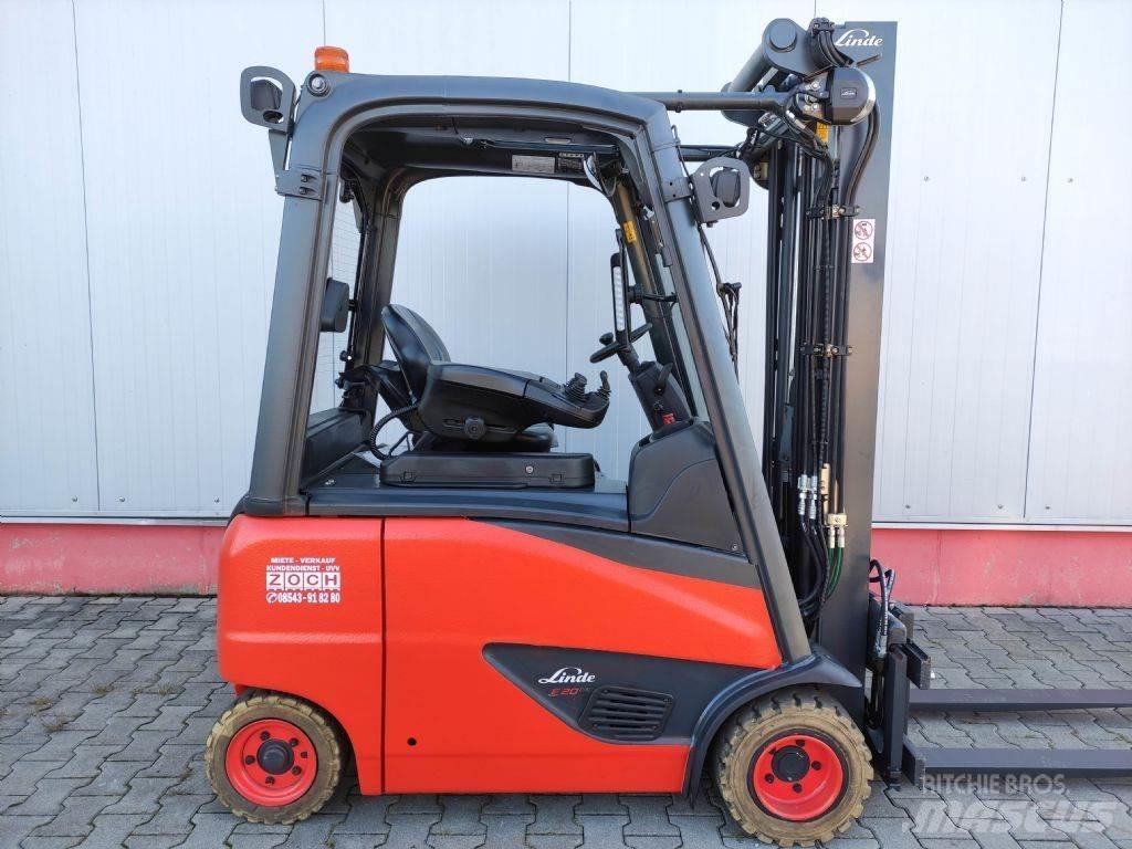 Linde E20P-02-386 EVO 전동 지게차