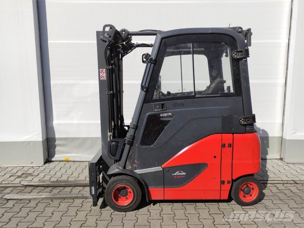 Linde E20PH-02-386 전동 지게차