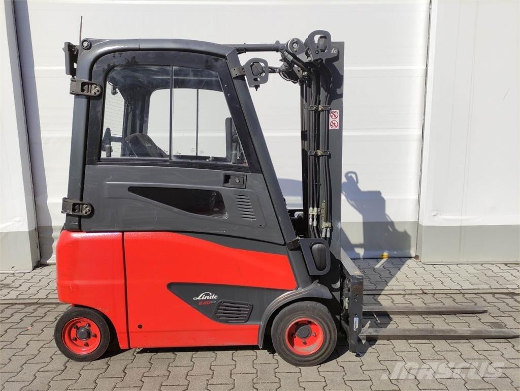 Linde E20PH-02-386 전동 지게차