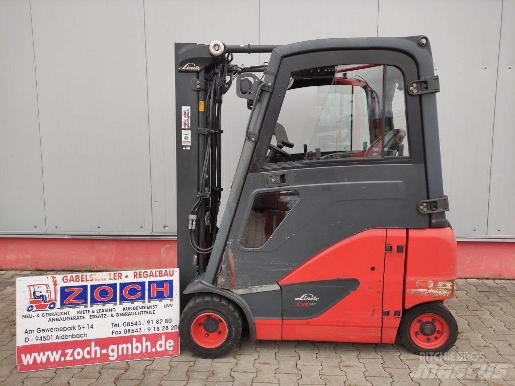 Linde E20PH-02-386 EVO 전동 지게차