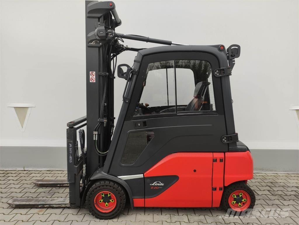 Linde E20PL-02-386 전동 지게차