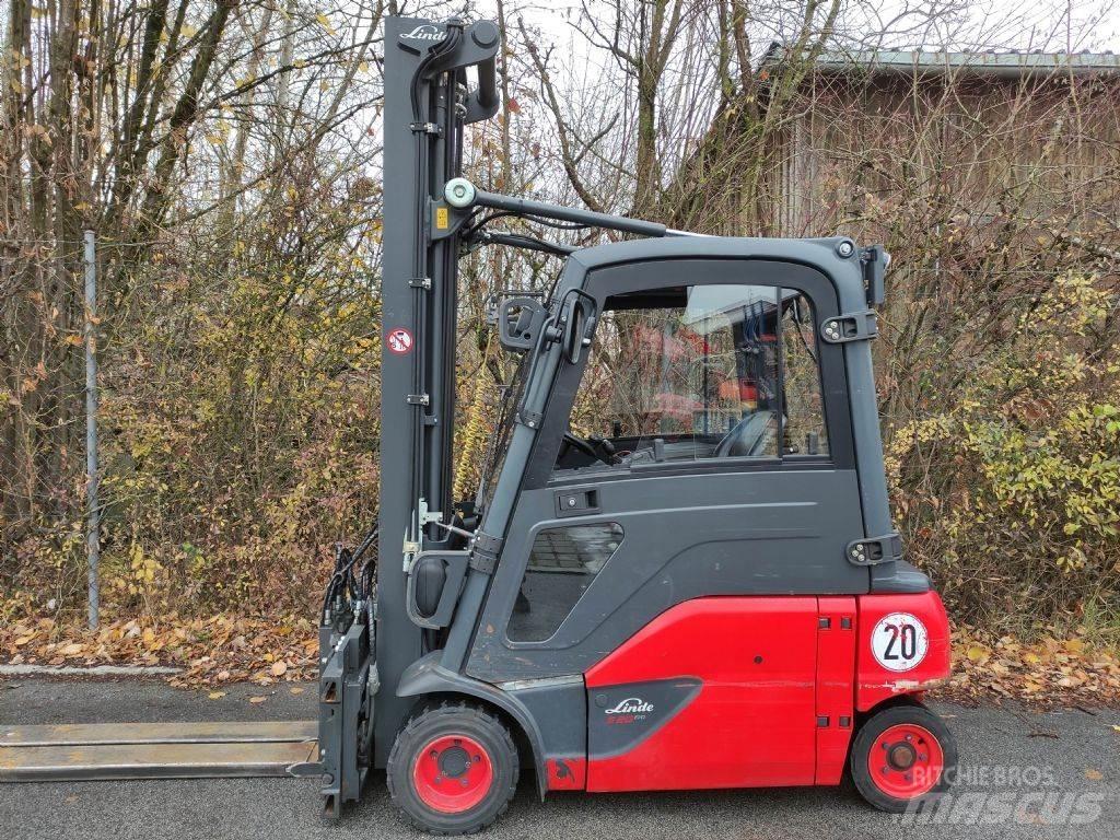Linde E20PL-02-386 EVO 전동 지게차