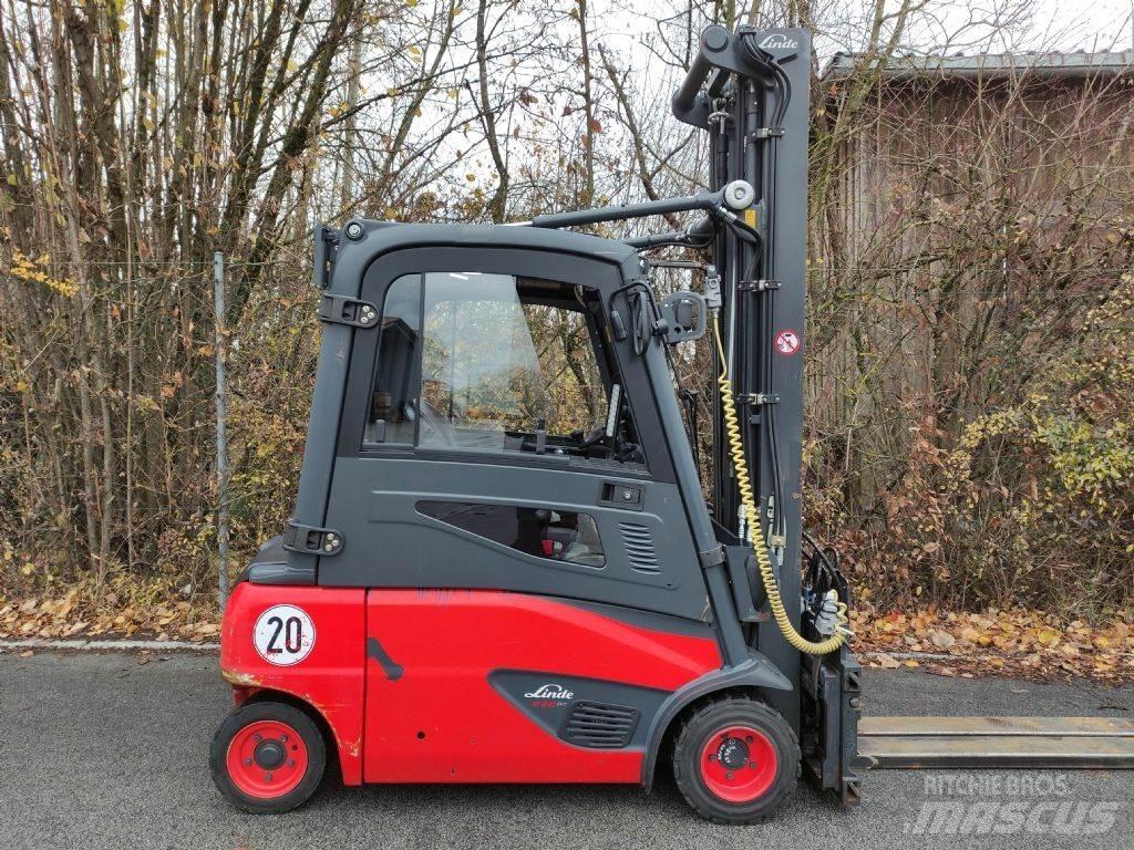 Linde E20PL-02-386 EVO 전동 지게차