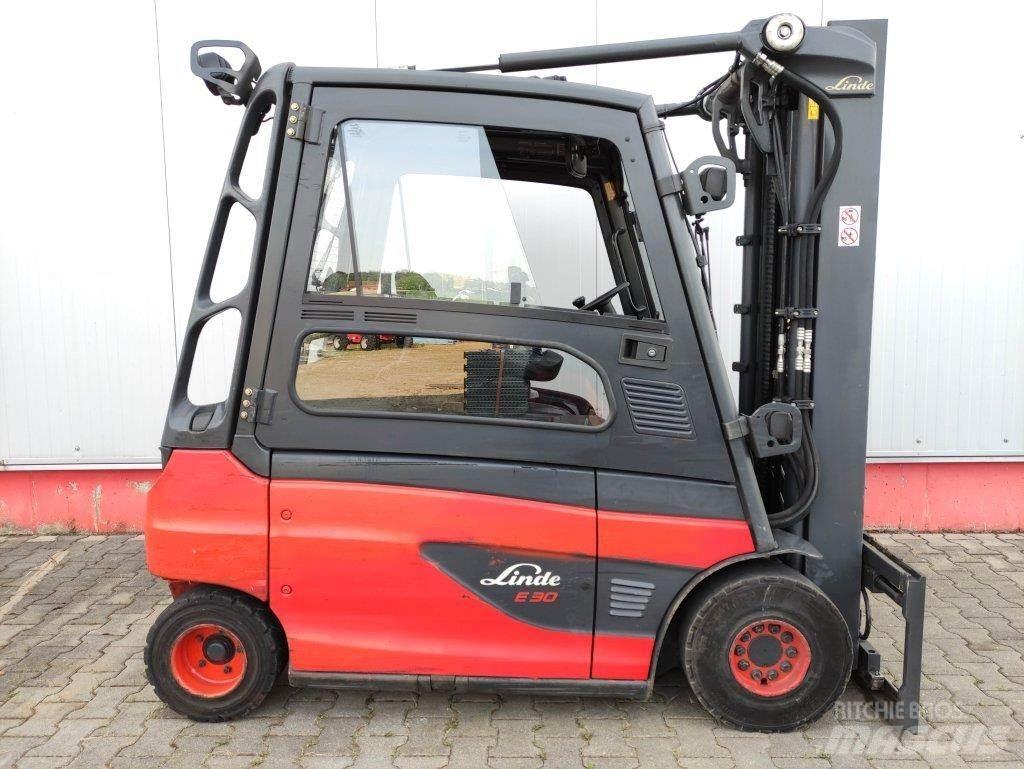 Linde E30L-01-387 전동 지게차