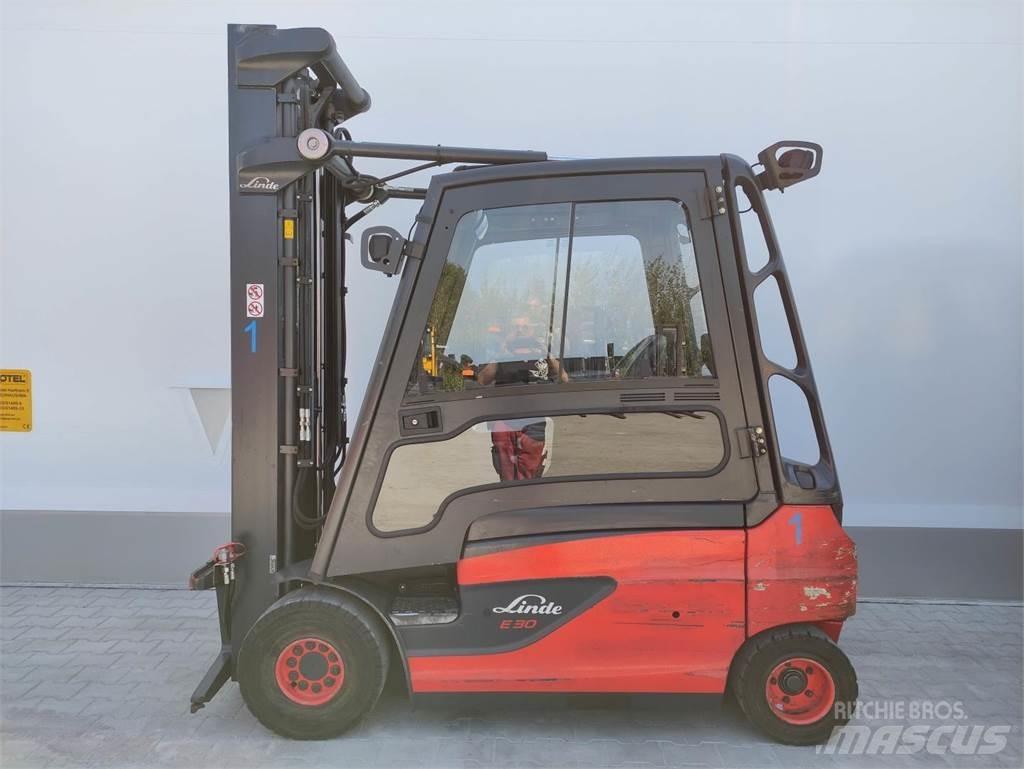 Linde E30L-01-387 전동 지게차