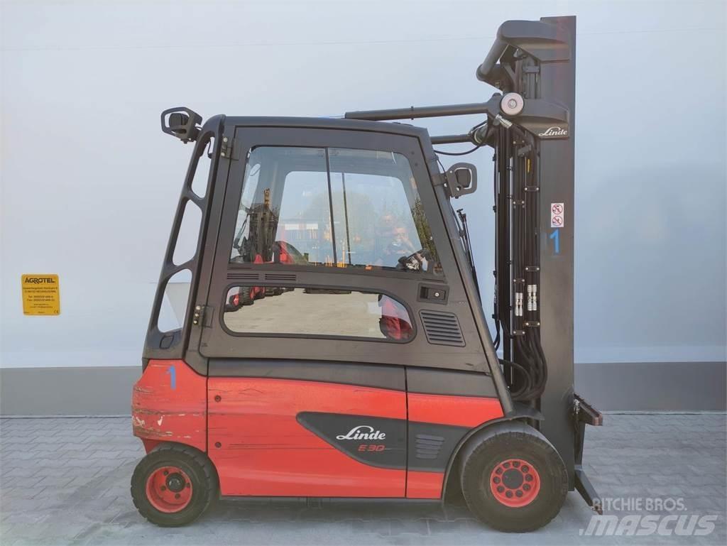 Linde E30L-01-387 전동 지게차