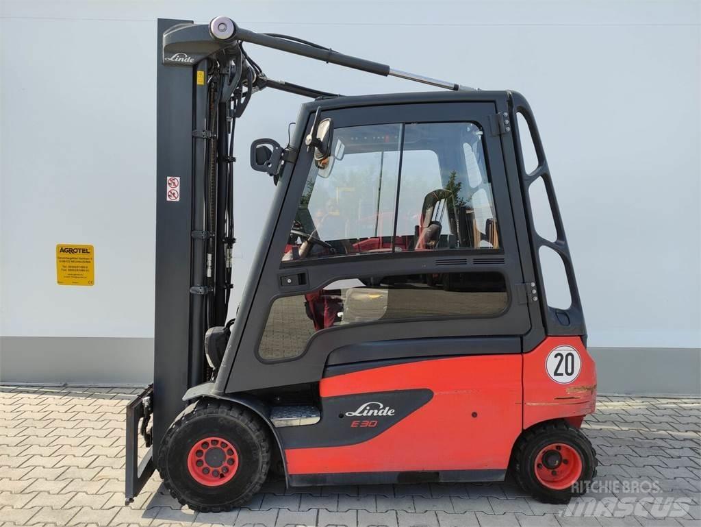 Linde E30L/387 전동 지게차