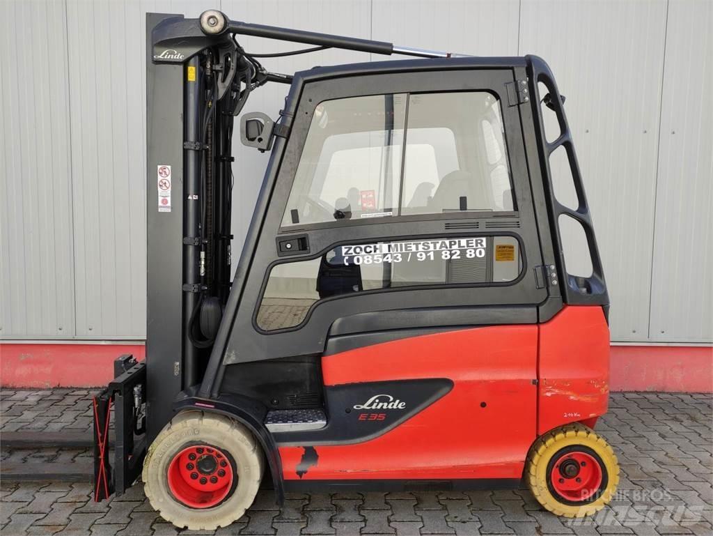 Linde E35HL-01-387 전동 지게차