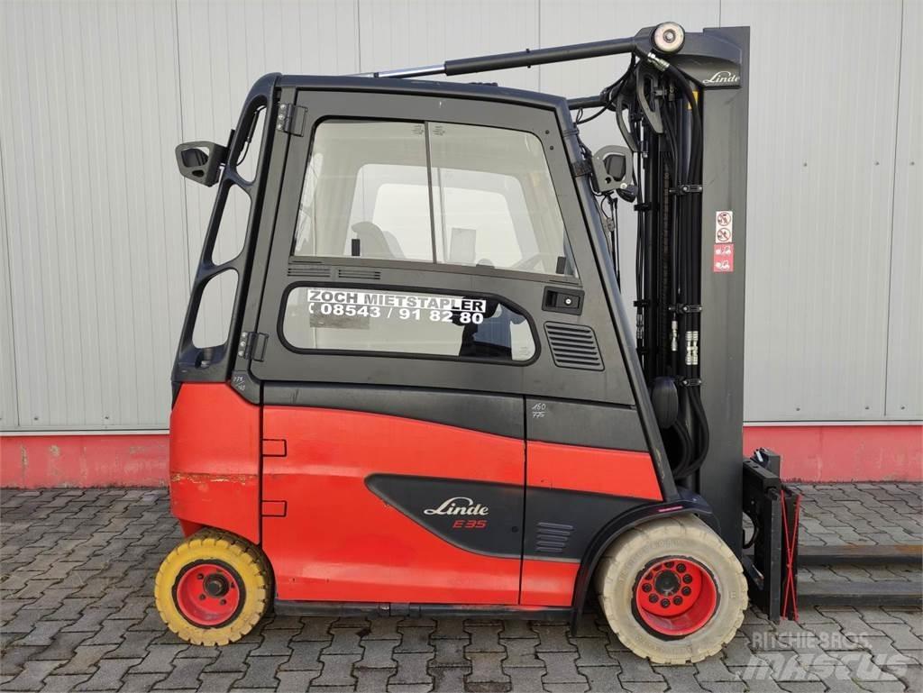 Linde E35HL-01-387 전동 지게차