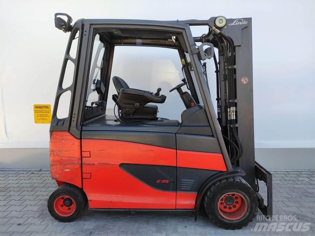 Linde E35HL-01/387 전동 지게차
