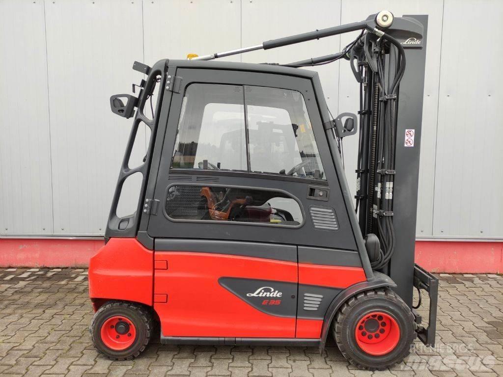 Linde E35L-01-387 전동 지게차