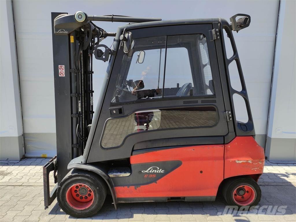 Linde E35L-01-387 전동 지게차