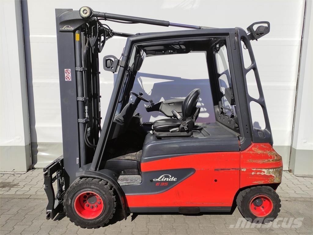 Linde E35L-01-387 전동 지게차