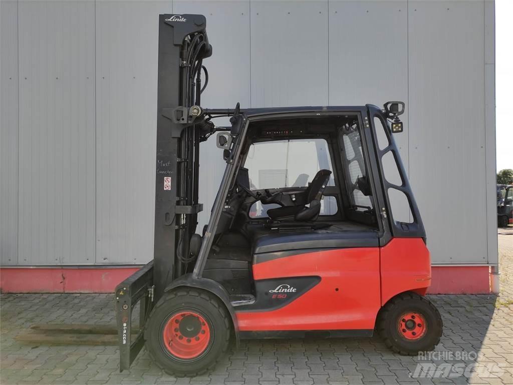 Linde E50HL-01/600-388 전동 지게차