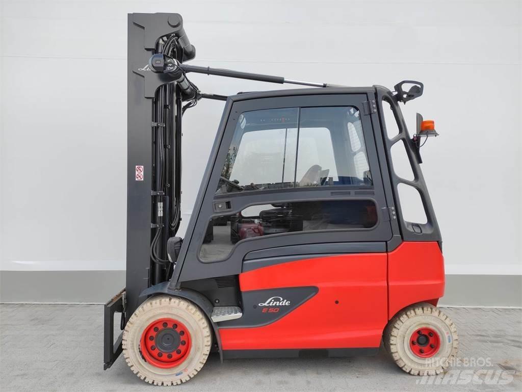 Linde E50HL-388 전동 지게차
