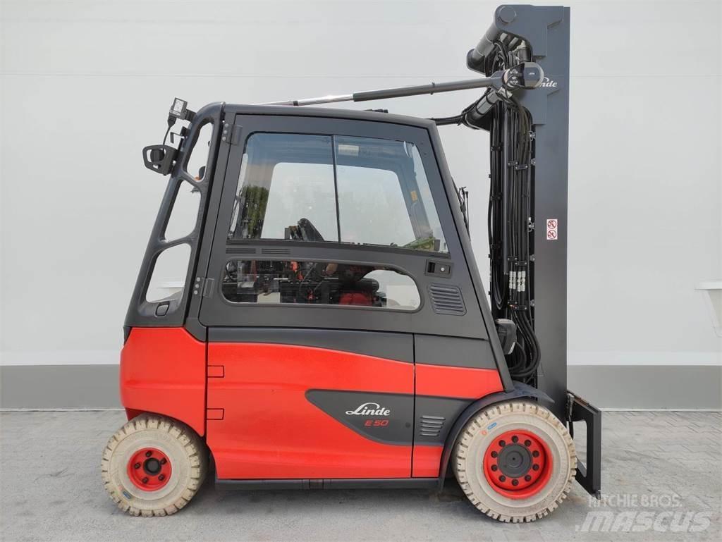 Linde E50HL-388 전동 지게차