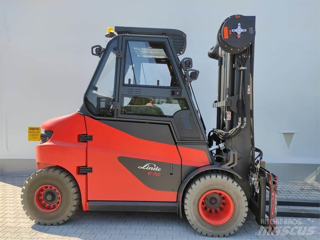 Linde E70-01-127 전동 지게차