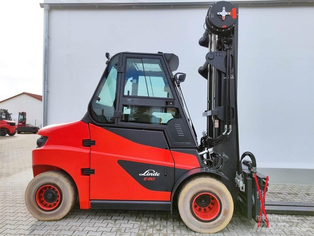 Linde E80-01/900 전동 지게차