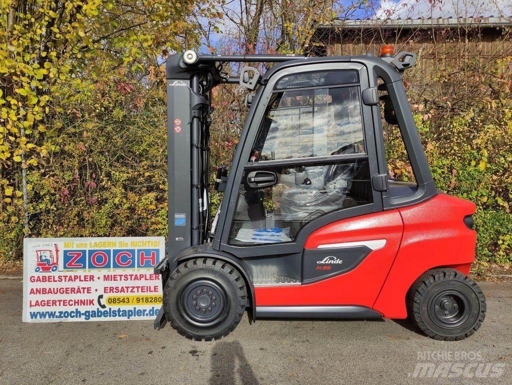 Linde H35D-01-120 디젤 지게차