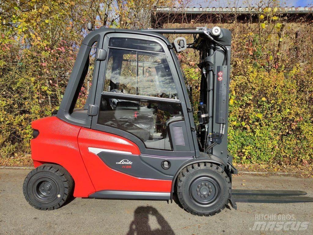 Linde H35D-01-120 디젤 지게차