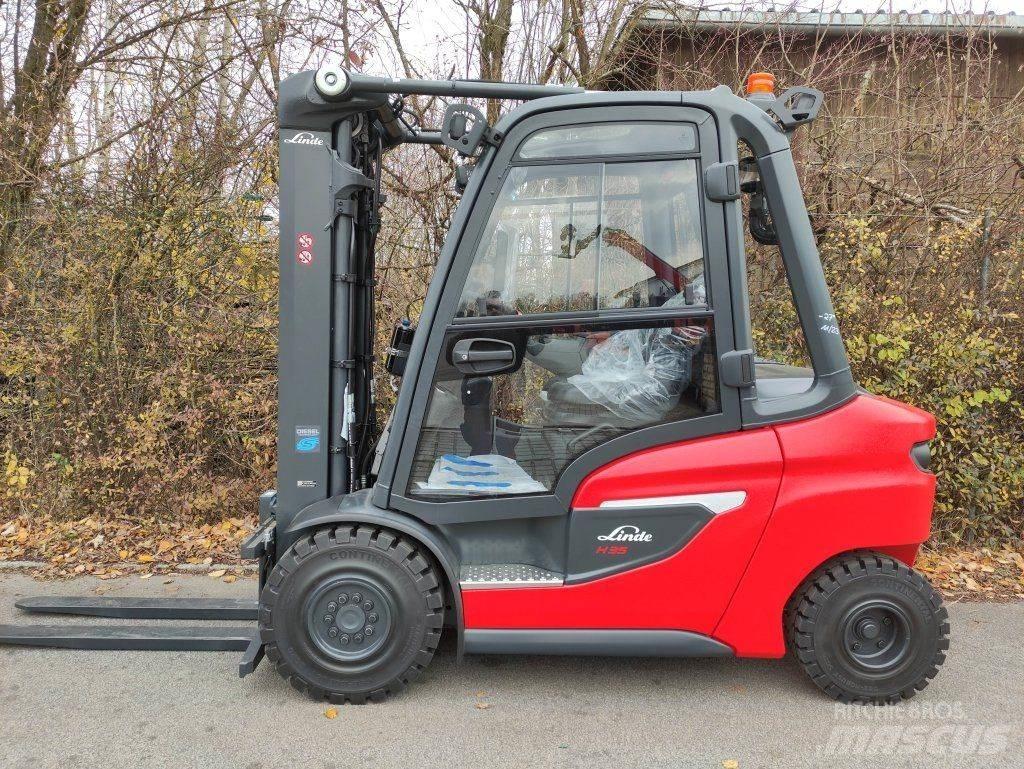 Linde H35D-01-120 디젤 지게차