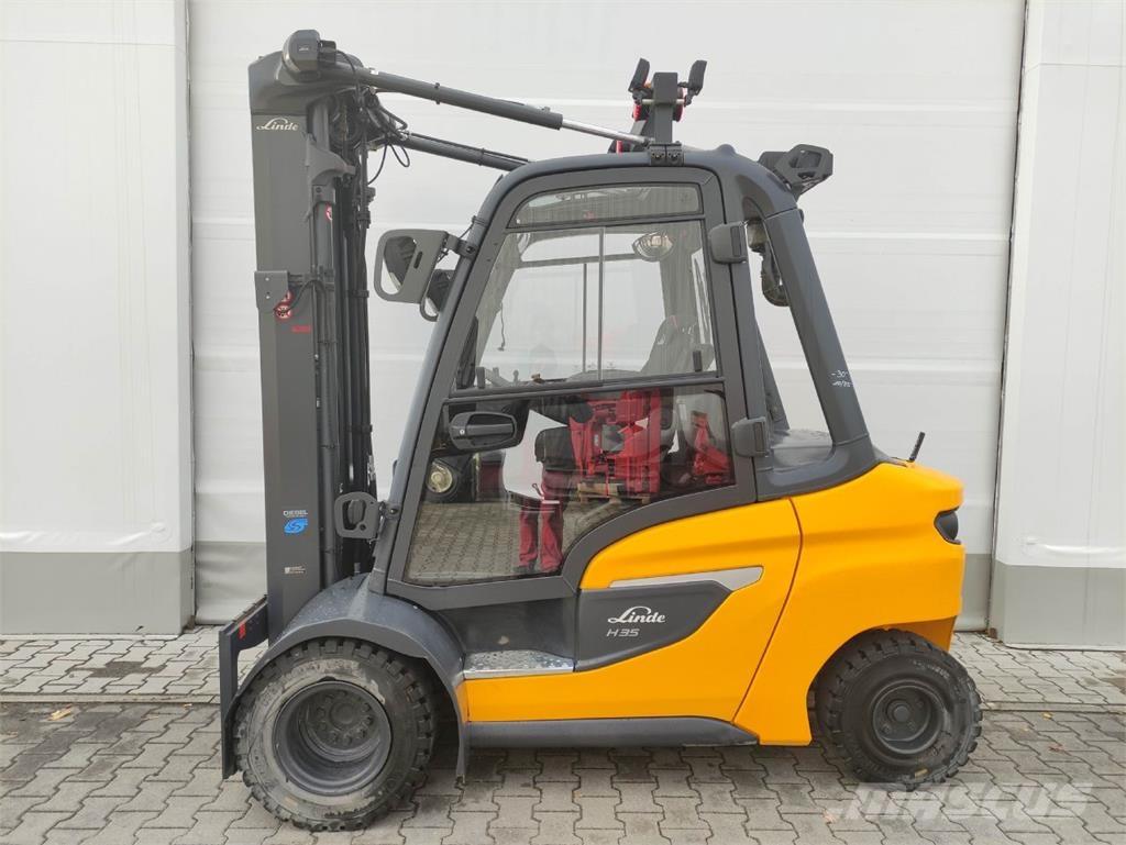 Linde H35D-01-120 디젤 지게차