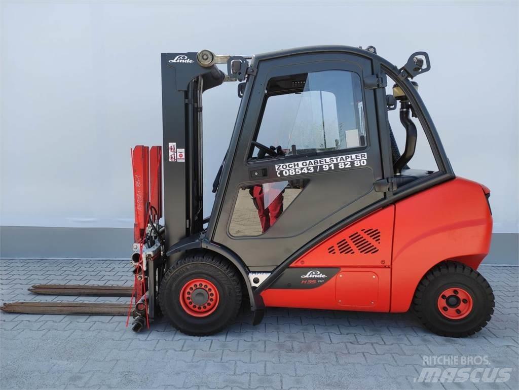 Linde H35D-02-393 EVO 디젤 지게차