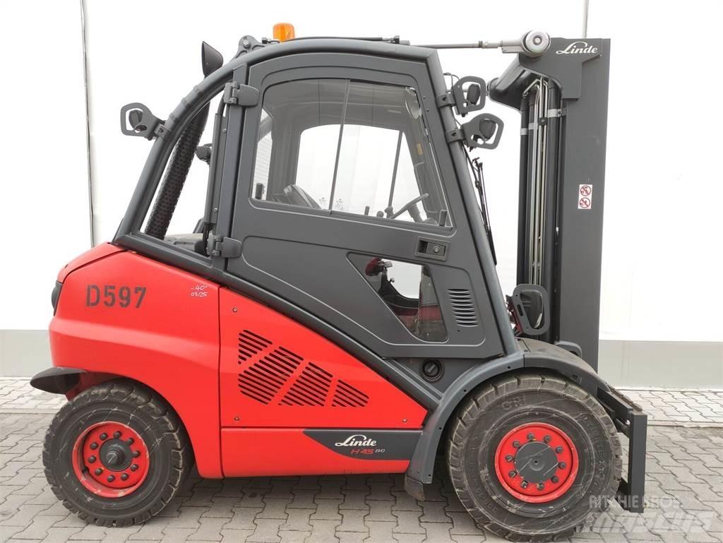 Linde H45D-02-394 EVO 디젤 지게차