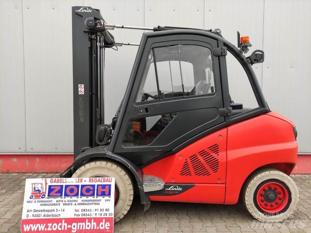 Linde H50D-02-394 디젤 지게차