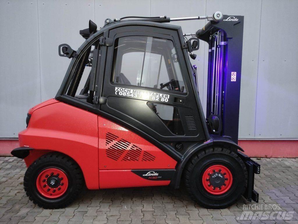 Linde H50D-02/600-394 EVO 디젤 지게차
