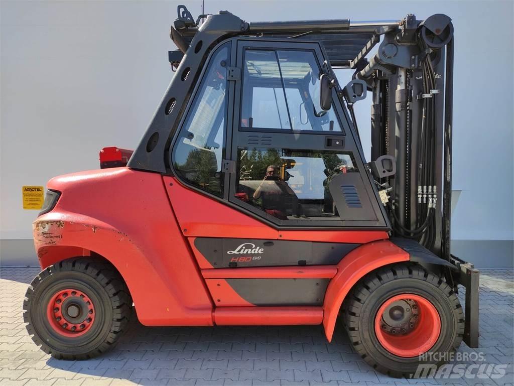 Linde H80D-03/900-396-EVO 디젤 지게차