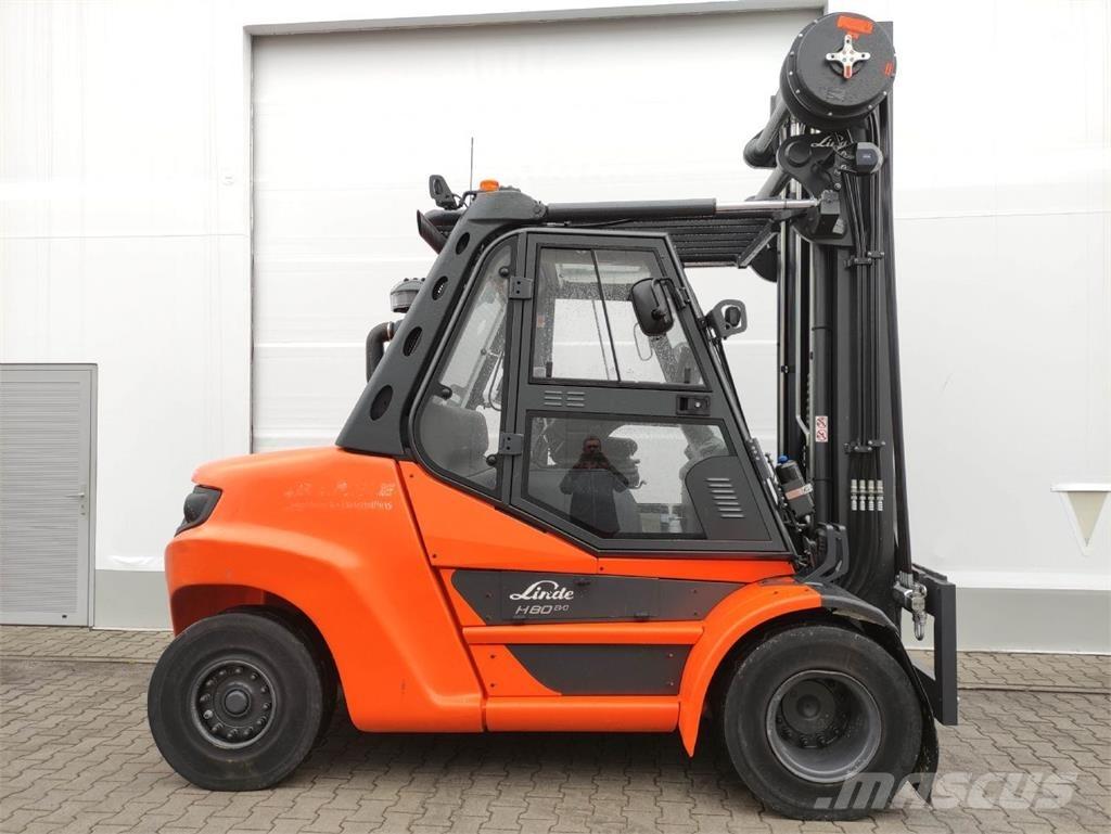 Linde H80D-03/900-396 EVO 디젤 지게차