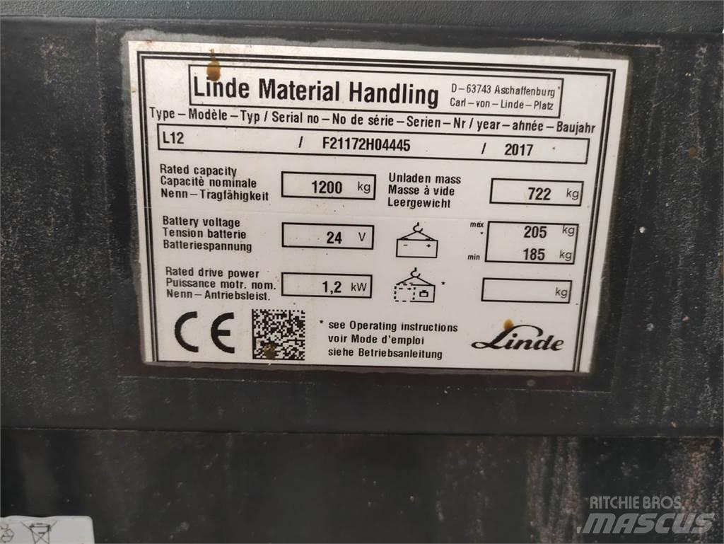 Linde L12 포크리프트