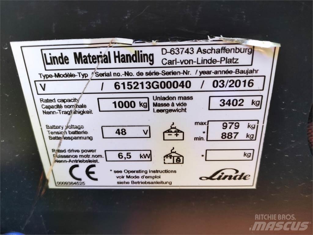 Linde V12 하이 리프트 오더 피커